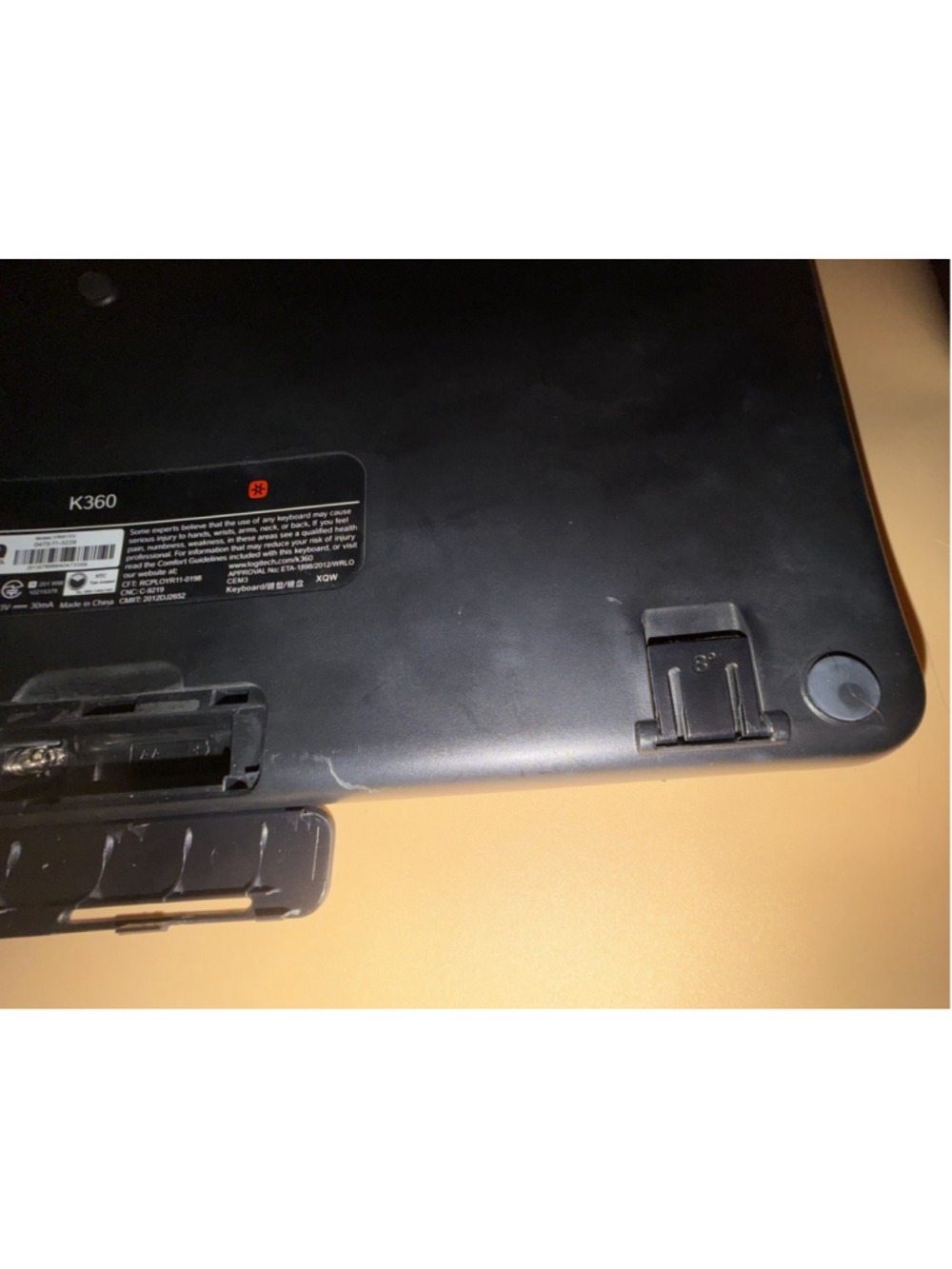 Logitech K360 Wireless Keyboard With Unifying Receiver - Picture 7 of 8